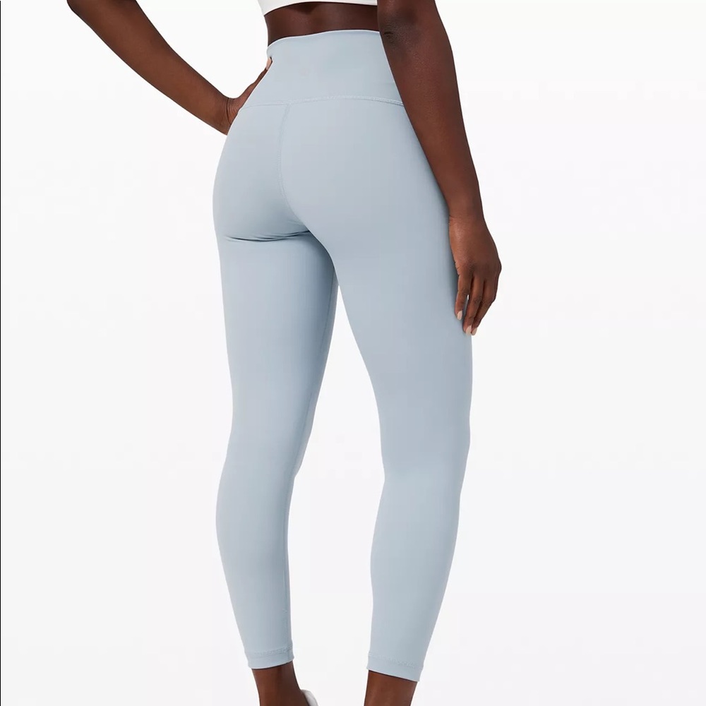 Lululemon Wunder Under Full On Luxtreme Chambray size 4 23 inch - Picture 3 of 8
